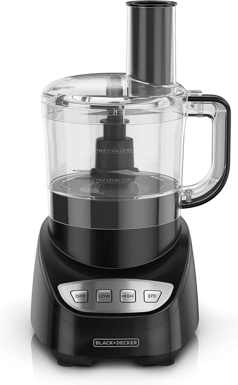 BLACK+DECKER 8-Cup Food Processor, Easy Assembly, Stainless Steel S-Blade, Shred, Slice, Chop, Puree, 450W Motor - Image 2