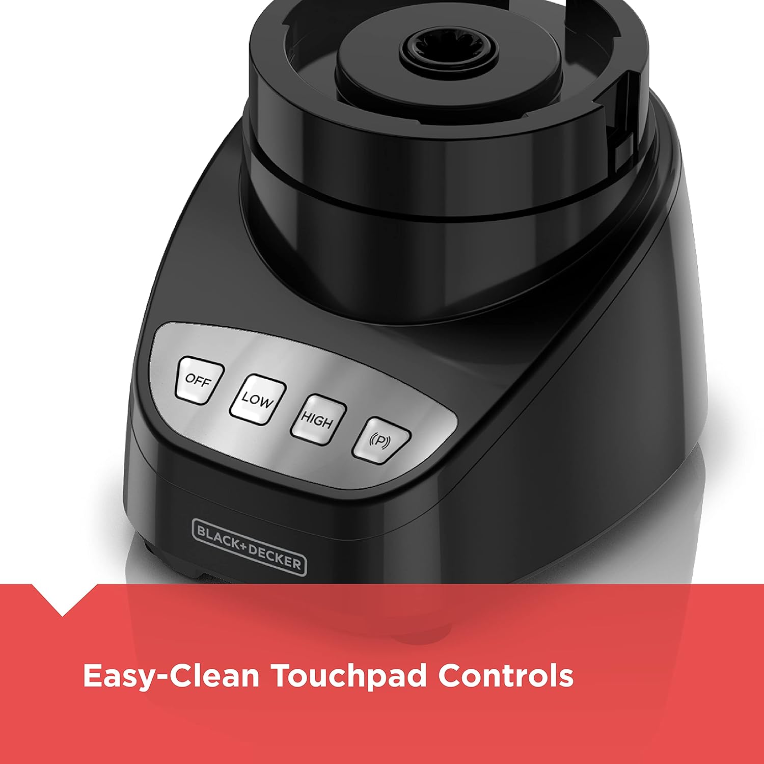 BLACK+DECKER 8-Cup Food Processor, Easy Assembly, Stainless Steel S-Blade, Shred, Slice, Chop, Puree, 450W Motor - Image 3